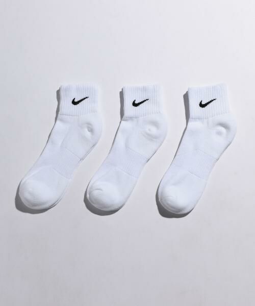 BEAUTY&YOUTH UNITED ARROWS / ビューティー&ユース ユナイテッドアローズ ソックス | ＜NIKE（ナイキ）＞ 3P QUARTER SOCKS/ソックス | 詳細1