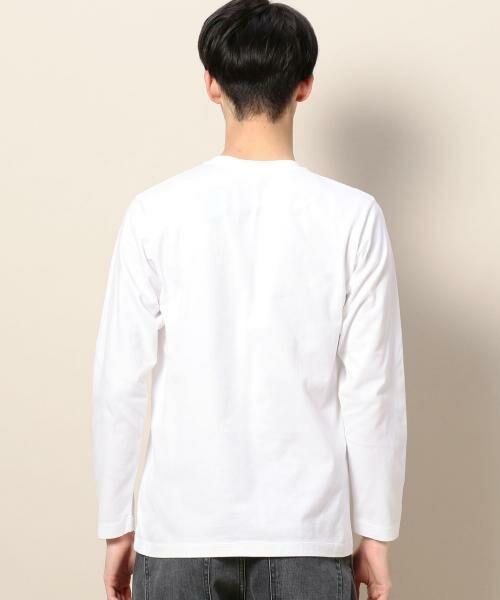 BEAUTY&YOUTH UNITED ARROWS / ビューティー&ユース ユナイテッドアローズ カットソー | BY ステーブル コットン ロングスリーブ TEE  -MADE IN JAPAN- | 詳細1