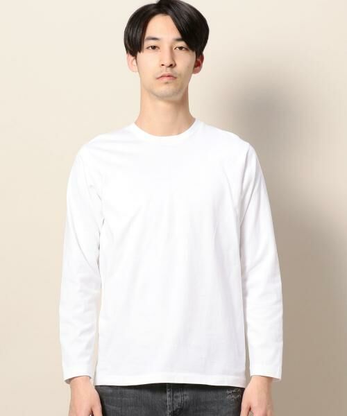BEAUTY&YOUTH UNITED ARROWS / ビューティー&ユース ユナイテッドアローズ カットソー | BY ステーブル コットン ロングスリーブ TEE  -MADE IN JAPAN- | 詳細2