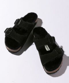 ＜BIRKENSTOCK（ビルケンシュトック）＞ ARIZONA FUR BK/サンダル