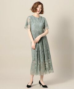 BY DRESS レースマキシドレス