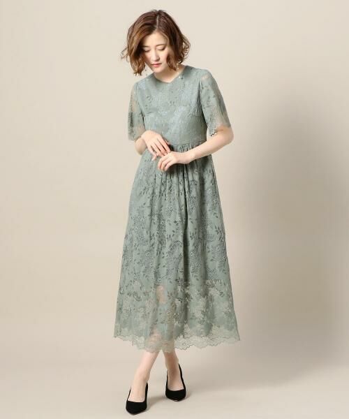 BY DRESS レースマキシドレス （ロング・マキシ丈ワンピース ...