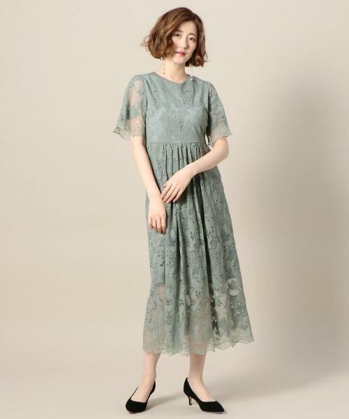 BY DRESS レースマキシドレス （ロング・マキシ丈ワンピース ...