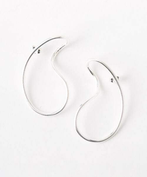 by boe＞ヘンケイフープピアス/SILVER 925 （ピアス・イヤリング