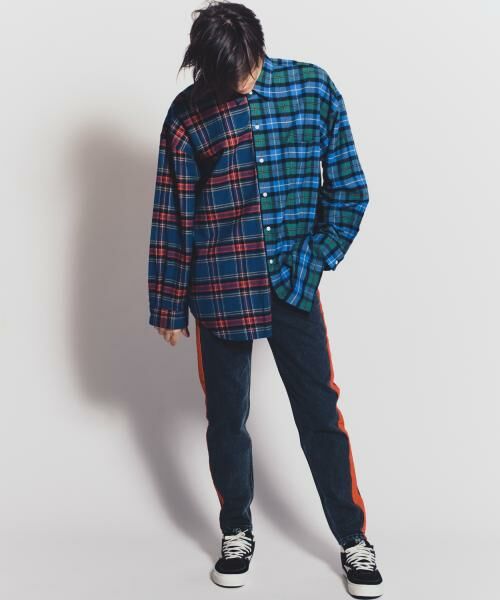 BEAUTY&YOUTH UNITED ARROWS / ビューティー&ユース ユナイテッドアローズ シャツ・ブラウス | ＜monkey time＞ CHECK PANEL OVERSIZED REG/シャツ | 詳細3