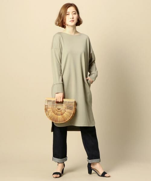 セール By ポンチボートネックワンピース ミニ丈 ひざ丈ワンピース Beauty Youth United Arrows ビューティ ユース ユナイテッドアローズ ファッション通販 タカシマヤファッションスクエア