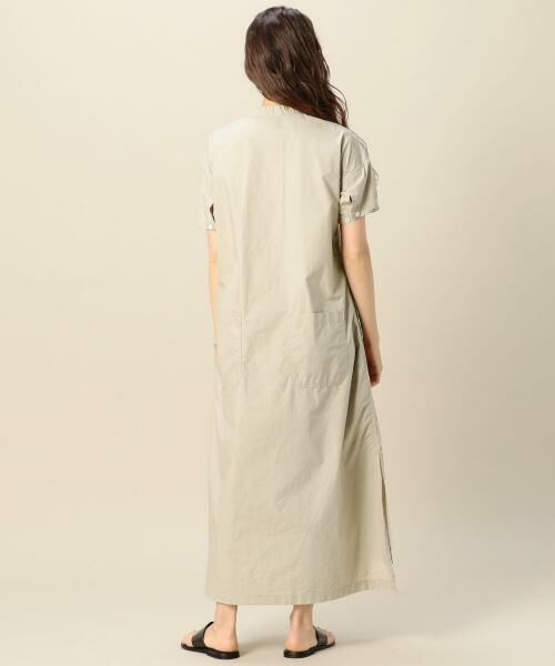 セール 別注 Americana アメリカーナ ジップショートスリーブワンピース ベージュ ロング マキシ丈ワンピース Beauty Youth United Arrows ビューティ ユース ユナイテッドアローズ ファッション通販 タカシマヤファッションスクエア