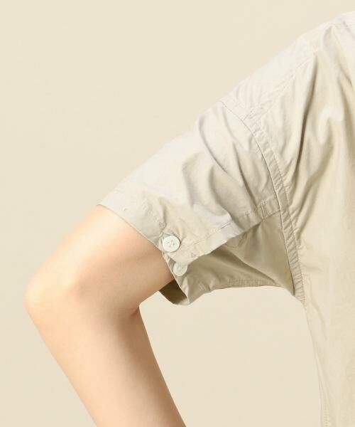 セール 別注 Americana アメリカーナ ジップショートスリーブワンピース ベージュ ロング マキシ丈ワンピース Beauty Youth United Arrows ビューティ ユース ユナイテッドアローズ ファッション通販 タカシマヤファッションスクエア