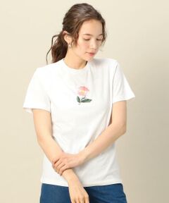 ＜ALEXACHUNG＞フラワーエンブロイダリーTシャツ