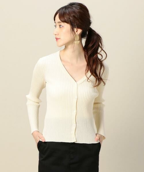 セール By アイスコットンリブカーディガン カーディガン ボレロ Beauty Youth United Arrows ビューティ ユース ユナイテッドアローズ ファッション通販 タカシマヤファッションスクエア