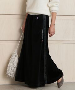 BEAUTY&YOUTH UNITED ARROWS / ビューティ&ユース ユナイテッドアローズ ロング・マキシ丈スカート | 【予約】【別注】＜Champion（チャンピオン）＞ベロアマキシスカート