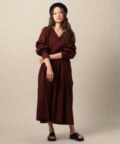 BEAUTY&YOUTH UNITED ARROWS / ビューティ&ユース ユナイテッドアローズ ロング・マキシ丈ワンピース | ＜TORRAZZO DONNA＞ハシゴレースVネックロングワンピース