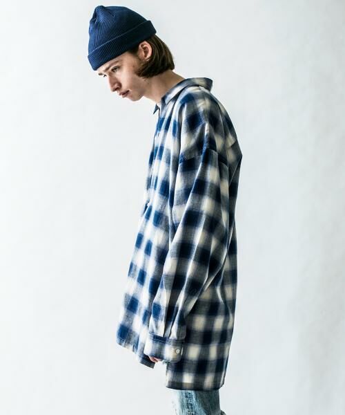 BEAUTY&YOUTH UNITED ARROWS / ビューティー&ユース ユナイテッドアローズ シャツ・ブラウス | ＜monkey time＞  OMBRE CHECK LONG SHIRT/シャツ | 詳細3