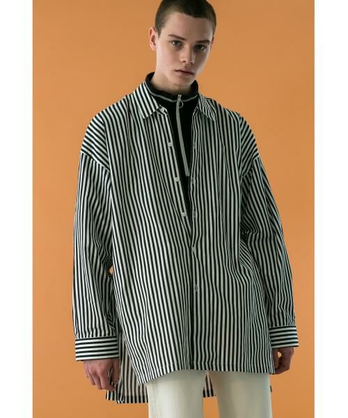 BEAUTY&YOUTH UNITED ARROWS / ビューティー&ユース ユナイテッドアローズ シャツ・ブラウス | ＜monkey time＞ STN STRIPE LONG SHIRT/シャツ | 詳細3