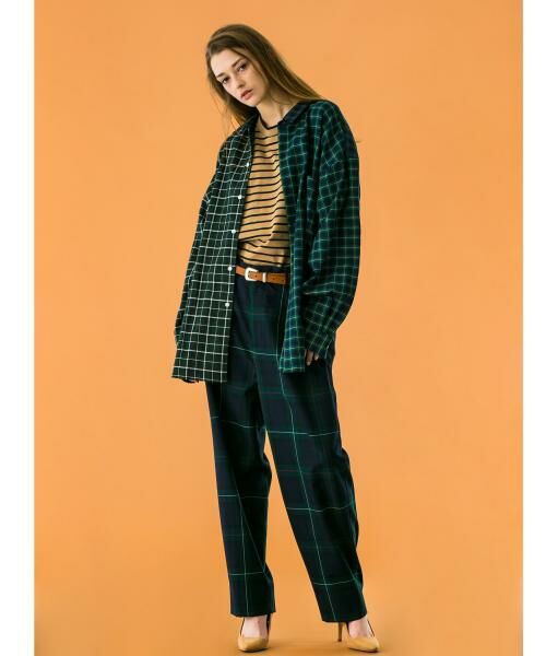 BEAUTY&YOUTH UNITED ARROWS / ビューティー&ユース ユナイテッドアローズ シャツ・ブラウス | ＜monkey time＞ TARTAN CHECK PANEL OVER SIZED REG/シャツ | 詳細13