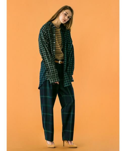 BEAUTY&YOUTH UNITED ARROWS / ビューティー&ユース ユナイテッドアローズ シャツ・ブラウス | ＜monkey time＞ TARTAN CHECK PANEL OVER SIZED REG/シャツ | 詳細14