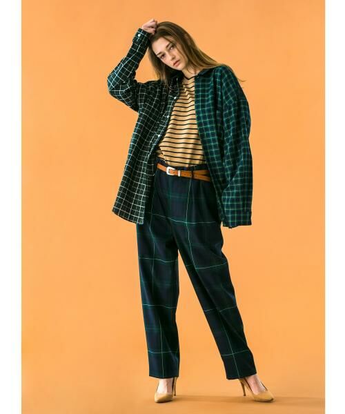 BEAUTY&YOUTH UNITED ARROWS / ビューティー&ユース ユナイテッドアローズ シャツ・ブラウス | ＜monkey time＞ TARTAN CHECK PANEL OVER SIZED REG/シャツ | 詳細15