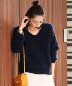 BEAUTY&YOUTH UNITED ARROWS / ビューティ&ユース ユナイテッドアローズ ニット・セーター | 【予約】BY ヘアリー畦Vネックニット