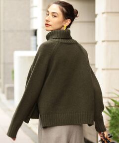 BEAUTY&YOUTH UNITED ARROWS / ビューティ&ユース ユナイテッドアローズ ニット・セーター | 【予約】BY ウールスリットタートルネックニット