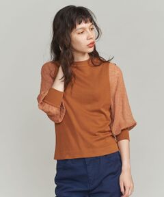 BEAUTY&YOUTH UNITED ARROWS / ビューティ&ユース ユナイテッドアローズ ニット・セーター | BY カットドビードッキング8分袖ニット