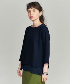 BEAUTY&YOUTH UNITED ARROWS / ビューティ&ユース ユナイテッドアローズ シャツ・ブラウス | BY ダブルクロスレイヤードプルオーバー