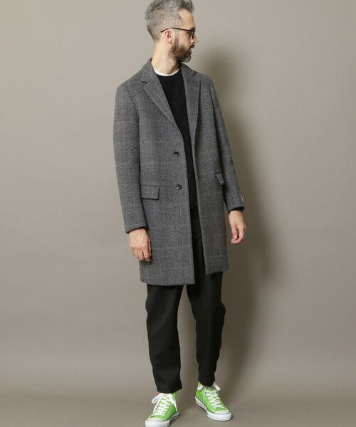 セール By チェック メルトン チェスターコート ステンカラーコート Beauty Youth United Arrows ビューティ ユース ユナイテッドアローズ ファッション通販 タカシマヤファッションスクエア