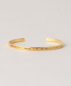 ＜on the sunny side of the street＞ STAMPED BANGLE G/バングル