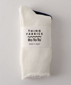 【別注】 ＜tHING FABRICS ×ROTOTO＞ SOCKS/ソックス