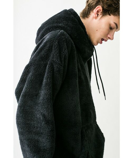sherpa wool hoodie