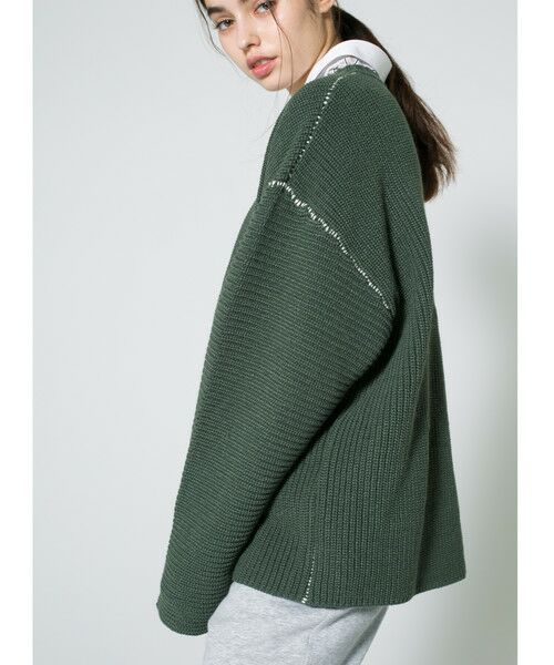 BEAUTY&YOUTH UNITED ARROWS / ビューティー&ユース ユナイテッドアローズ ニット・セーター | ＜monkey time＞ PE WAFFLE LINKING CREWNECK/ニット | 詳細11