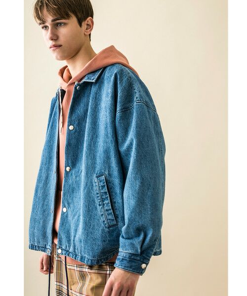 denim coach jacket