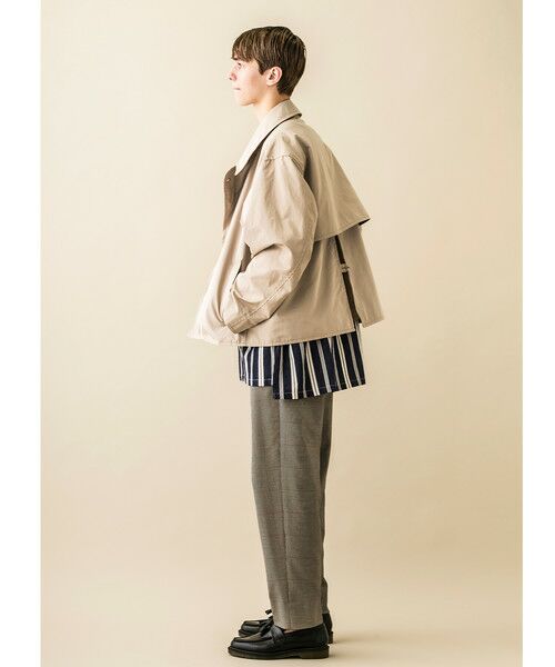 BEAUTY&YOUTH UNITED ARROWS / ビューティー&ユース ユナイテッドアローズ トレンチコート | ＜monkey time＞  PE NYLON WETHER CROPPED COAT/クロップドコート | 詳細11