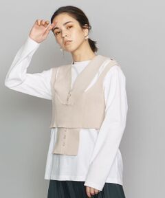 BEAUTY&YOUTH UNITED ARROWS / ビューティー&ユース ユナイテッドアローズ ニット・セーター | ＜TAN＞レイヤードニットキャミソール