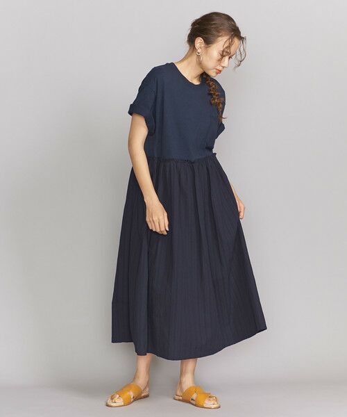 セール Dahl Ia ドッキングワンピース ロング マキシ丈ワンピース Beauty Youth United Arrows ビューティ ユース ユナイテッドアローズ ファッション通販 タカシマヤファッションスクエア