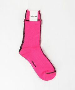 ＜monkey time＞ LOCK SEWING SOCKS neon/ソックス