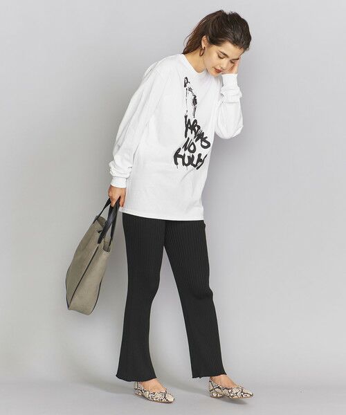 BEAUTY&YOUTH UNITED ARROWS / ビューティー&ユース ユナイテッドアローズ カットソー | ＜Ryuji Kamiyama＞GIRL ロングスリーブTシャツ | 詳細10