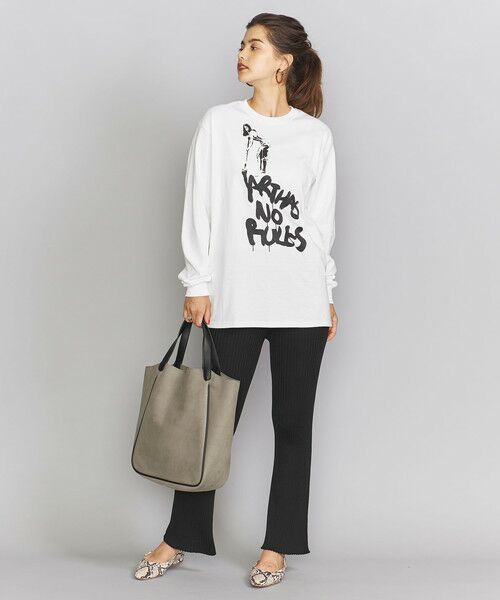 BEAUTY&YOUTH UNITED ARROWS / ビューティー&ユース ユナイテッドアローズ カットソー | ＜Ryuji Kamiyama＞GIRL ロングスリーブTシャツ | 詳細11