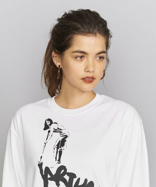 BEAUTY&YOUTH UNITED ARROWS / ビューティー&ユース ユナイテッドアローズ カットソー | ＜Ryuji Kamiyama＞GIRL ロングスリーブTシャツ | 詳細4