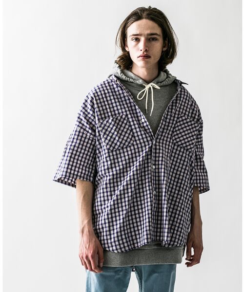 BEAUTY&YOUTH UNITED ARROWS / ビューティー&ユース ユナイテッドアローズ シャツ・ブラウス | ＜monkey time＞ OVERSIZED CHECK REG SSL SHIRT/シャツ | 詳細9