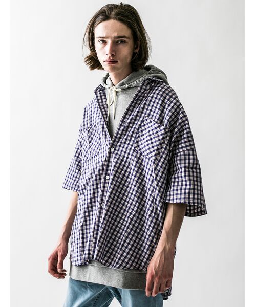 BEAUTY&YOUTH UNITED ARROWS / ビューティー&ユース ユナイテッドアローズ シャツ・ブラウス | ＜monkey time＞ OVERSIZED CHECK REG SSL SHIRT/シャツ | 詳細10