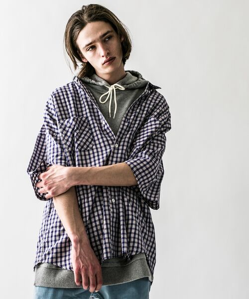 BEAUTY&YOUTH UNITED ARROWS / ビューティー&ユース ユナイテッドアローズ シャツ・ブラウス | ＜monkey time＞ OVERSIZED CHECK REG SSL SHIRT/シャツ | 詳細11