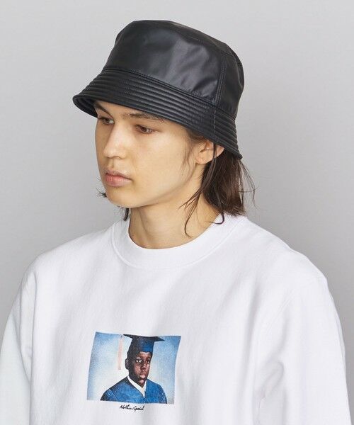 BEAUTY&YOUTH UNITED ARROWS / ビューティー&ユース ユナイテッドアローズ ハット | BY レザータッチ ユニバーサル バケットハット | 詳細7