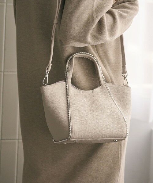 BEAUTY&YOUTH UNITED ARROWS / ビューティー&ユース ユナイテッドアローズ トートバッグ | ボールチェーン ミニトートバッグ -2WAY- | 詳細20