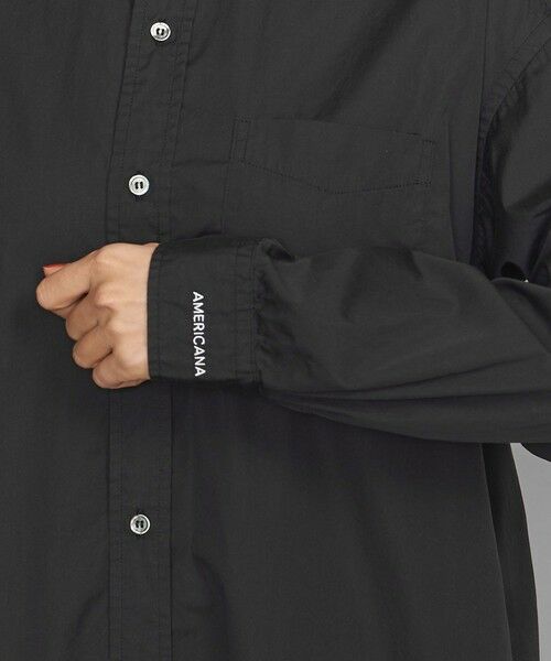 セール 別注 Americana アメリカーナ シャツワンピース ブラックo ロング マキシ丈ワンピース Beauty Youth United Arrows ビューティ ユース ユナイテッドアローズ ファッション通販 タカシマヤファッションスクエア