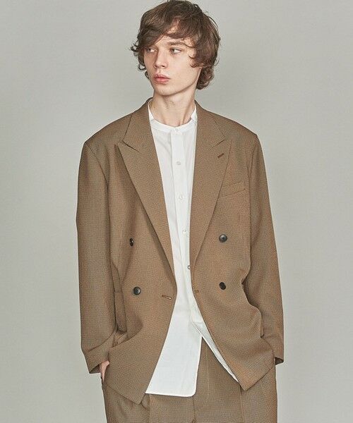 エクルベージュ H BEAUTY\u0026YOUTH UNITED ARROWS ダブルジャケット