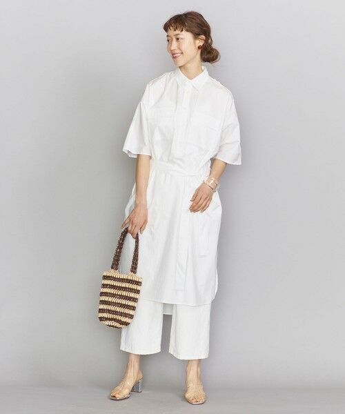 セール Supp No One Else コットンタイプライターシャツワンピースo ロング マキシ丈ワンピース Beauty Youth United Arrows ビューティ ユース ユナイテッドアローズ ファッション通販 タカシマヤファッションスクエア