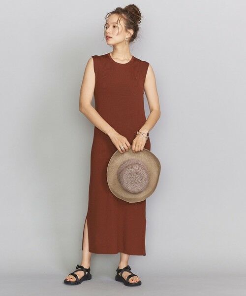 セール By リブスリットノースリーブワンピース ウォッシャブル O ロング マキシ丈ワンピース Beauty Youth United Arrows ビューティ ユース ユナイテッドアローズ ファッション通販 タカシマヤファッションスクエア