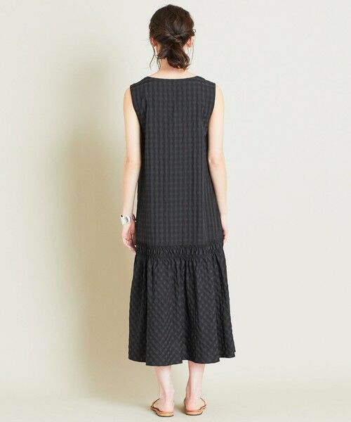 セール By ギンガムチェックティアードノースリーブワンピース O ロング マキシ丈ワンピース Beauty Youth United Arrows ビューティ ユース ユナイテッドアローズ ファッション通販 タカシマヤファッションスクエア