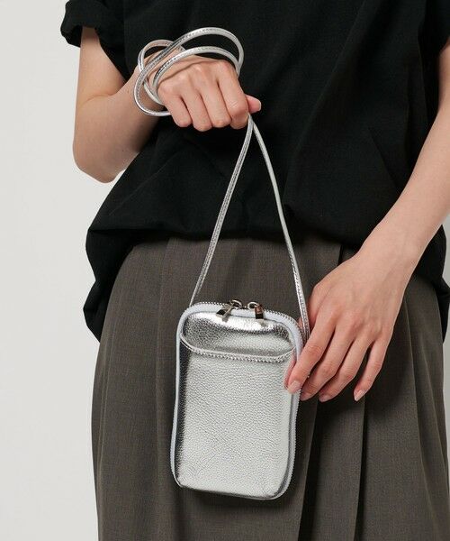 BEAUTY&YOUTH UNITED ARROWS / ビューティー&ユース ユナイテッドアローズ ポーチ | レザー ジップスリム ウォレットショルダー | 詳細7