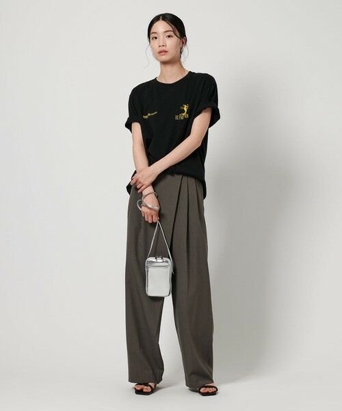 BEAUTY&YOUTH UNITED ARROWS / ビューティー&ユース ユナイテッドアローズ ポーチ | レザー ジップスリム ウォレットショルダー | 詳細9